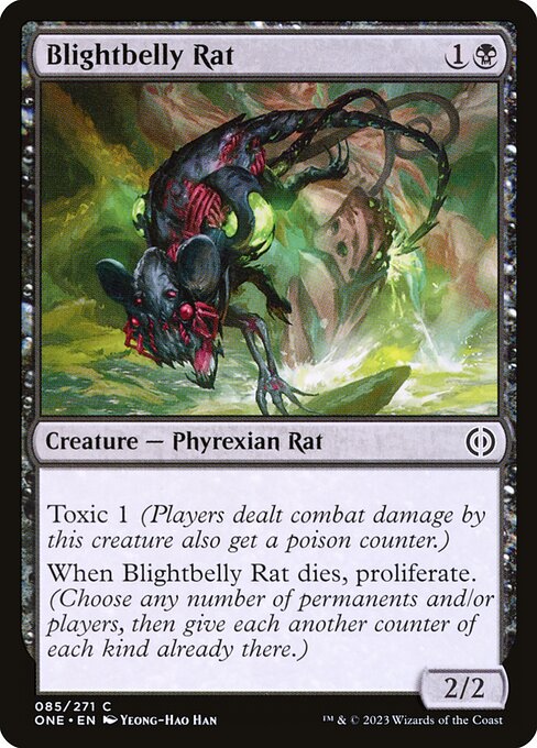 Phyrexia: All Will Be One - 85 - Blightbelly Rat - Common