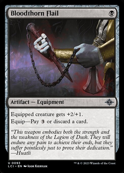 The Lost Caverns of Ixalan - 93 - Bloodthorn Flail - Uncommon