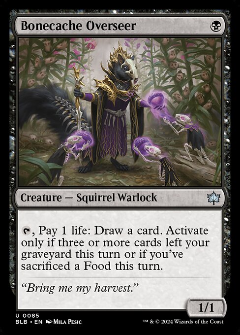 Bloomburrow - 85 - Bonecache Overseer - Uncommon