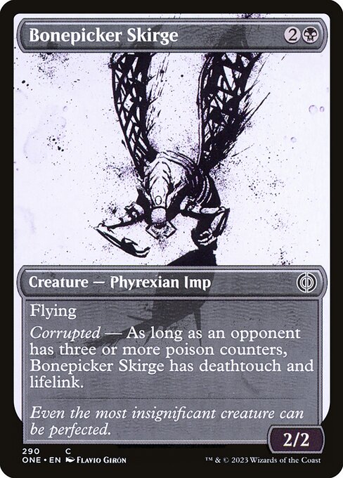 Phyrexia: All Will Be One - 290 - Bonepicker Skirge - Common