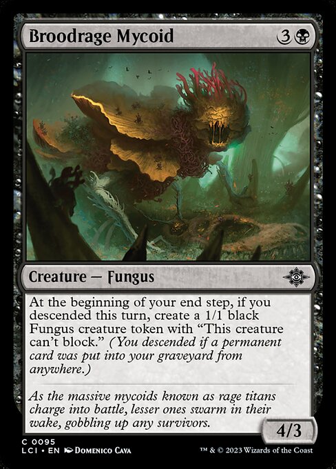 The Lost Caverns of Ixalan - 95 - Broodrage Mycoid - Common