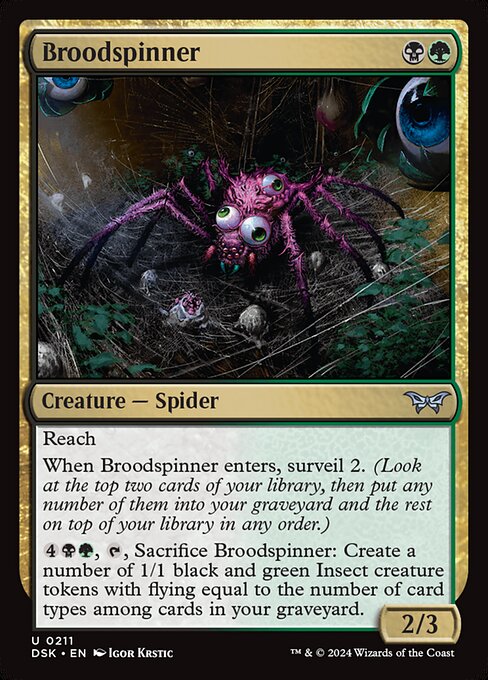 Duskmourn: House of Horror - 211 - Broodspinner - Uncommon