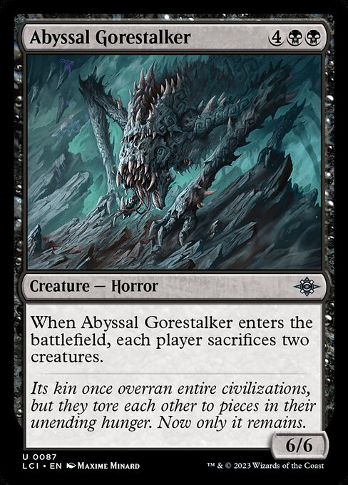 The Lost Caverns of Ixalan - 87 - Abyssal Gorestalker - Uncommon