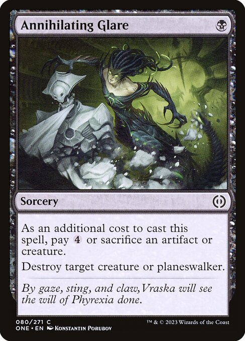 Phyrexia: All Will Be One - 80 - Annihilating Glare - Common