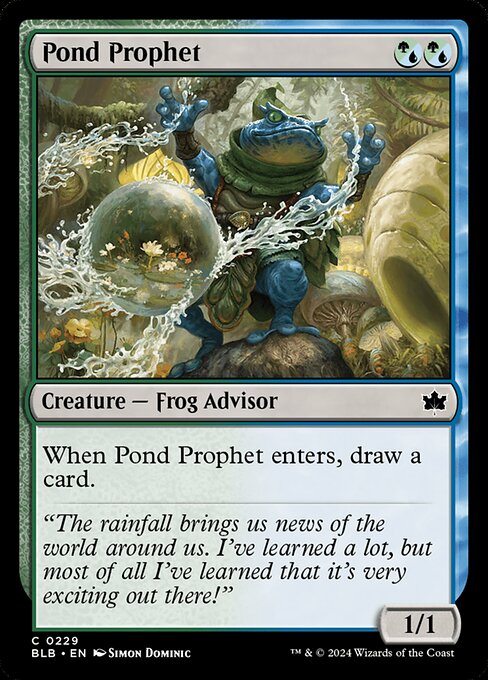 Bloomburrow - 229 - Pond Prophet - Common