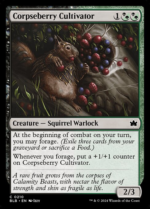 Bloomburrow - 210 - Corpseberry Cultivator - Common
