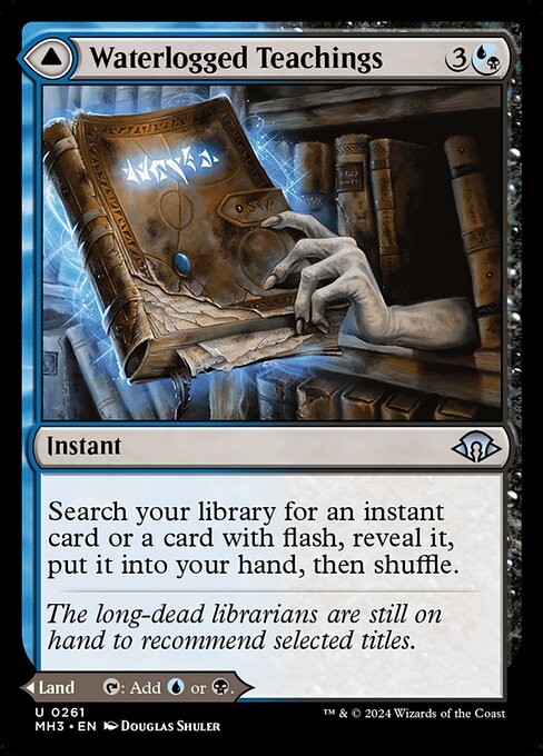 Modern Horizons 3 - 261 - Waterlogged Teachings // Inundated Archive - Uncommon