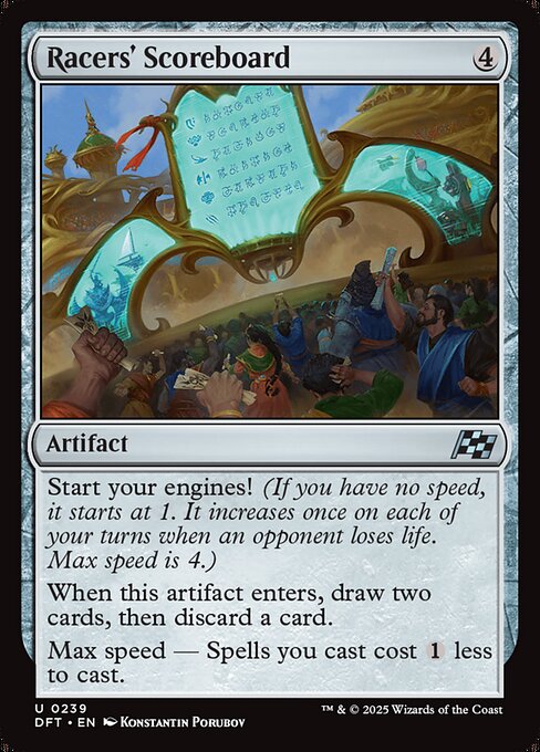 Aetherdrift - 239 - Racers' Scoreboard - Uncommon