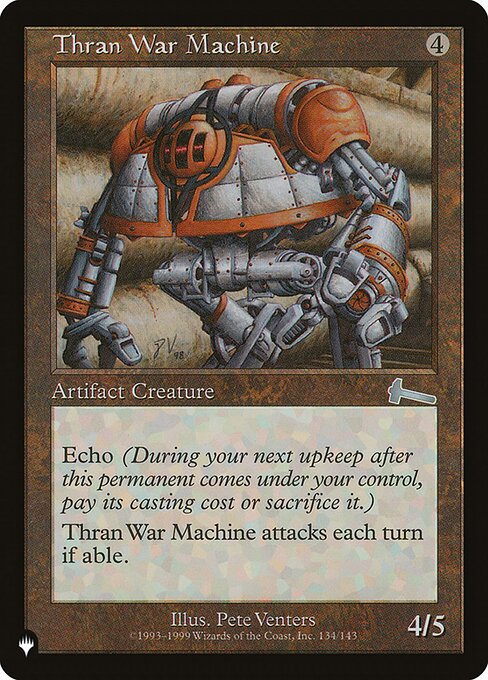The List - ULG-134 - Thran War Machine - Uncommon