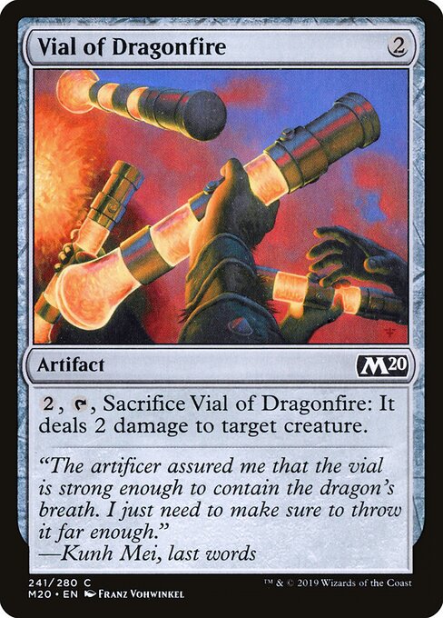 Core Set 2020 - 241 - Vial of Dragonfire - Common