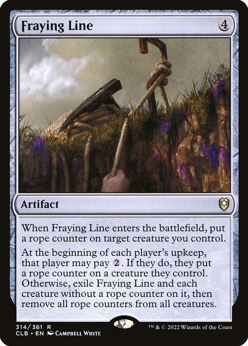 Commander Legends: Battle for Baldur's Gate - 314 - Fraying Line - Rare