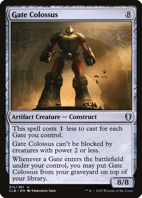 Commander Legends: Battle for Baldur's Gate - 315 - Gate Colossus - Uncommon