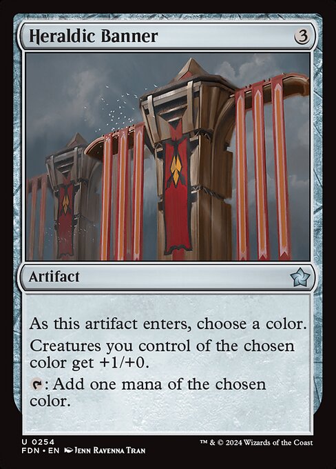 Foundations - 254 - Heraldic Banner - Uncommon