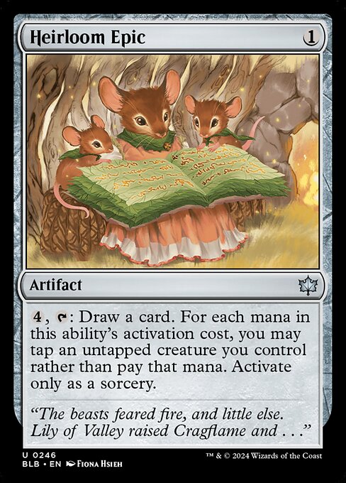 Bloomburrow - 246 - Heirloom Epic - Uncommon