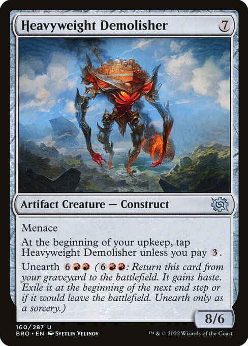 The Brothers' War - 160 - Heavyweight Demolisher - Uncommon