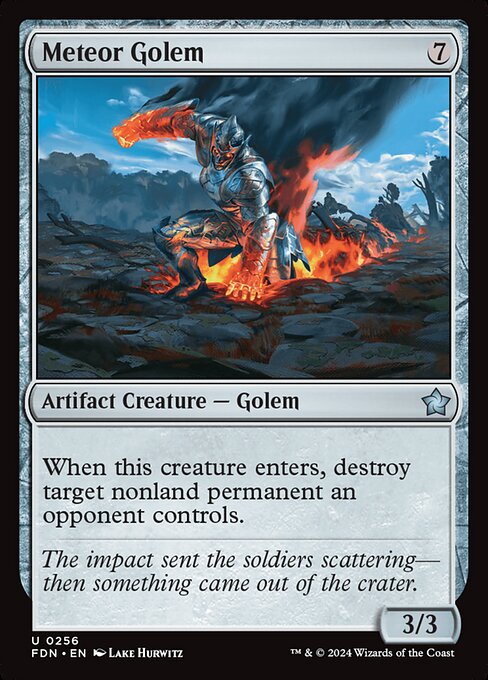 Foundations - 256 - Meteor Golem - Uncommon