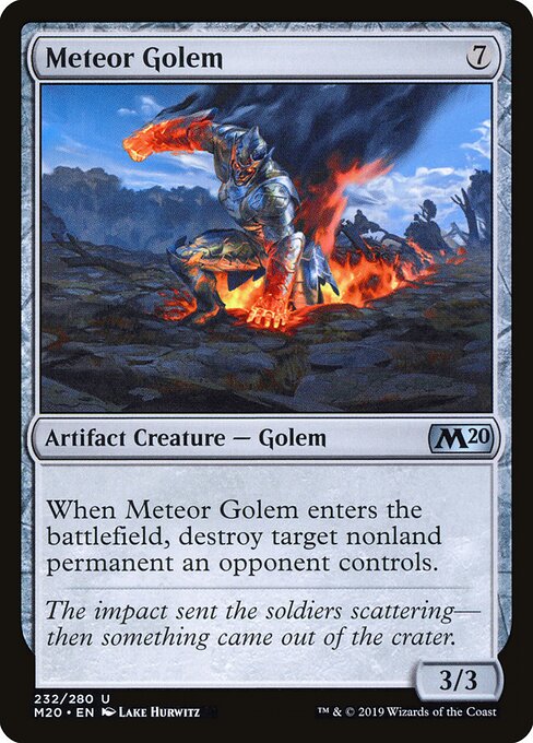 Core Set 2020 - 232 - Meteor Golem - Uncommon