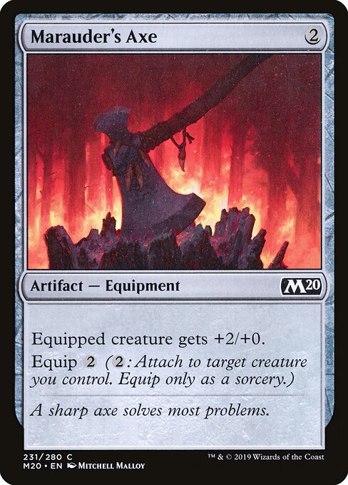 Core Set 2020 - 231 - Marauder's Axe - Common