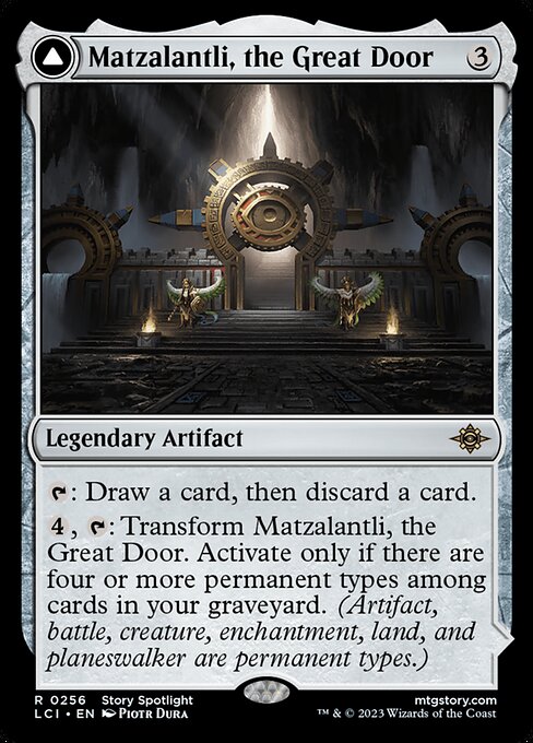 The Lost Caverns of Ixalan - 256 - Matzalantli, the Great Door // The Core - Rare