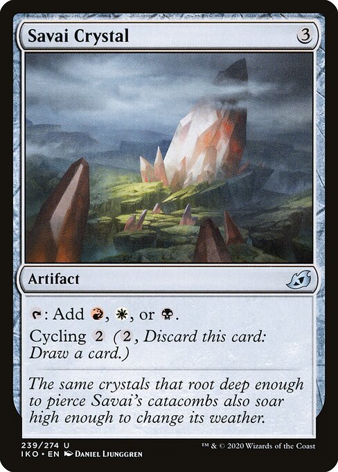 Ikoria: Lair of Behemoths - 239 - Savai Crystal - Uncommon