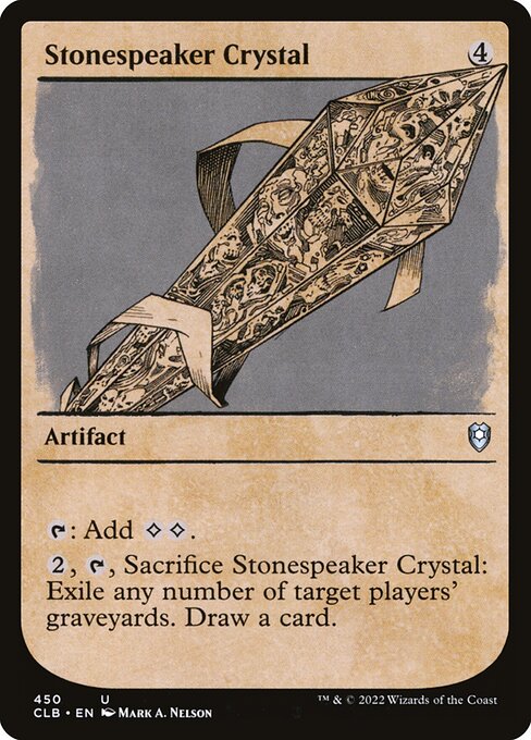 Commander Legends: Battle for Baldur's Gate - 450 - Stonespeaker Crystal - Uncommon