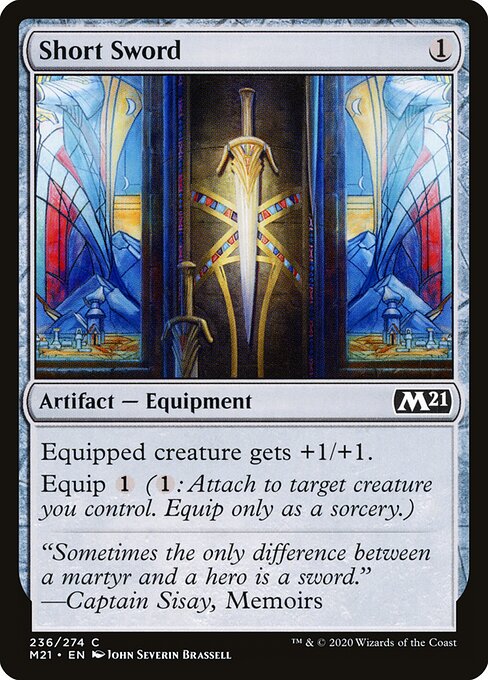 Core Set 2021 - 236 - Short Sword - Common