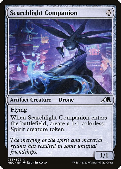 Kamigawa: Neon Dynasty - 258 - Searchlight Companion - Common