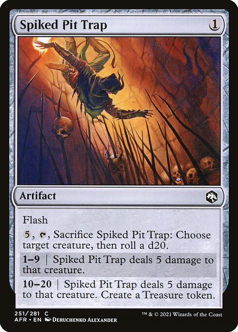 Adventures in the Forgotten Realms - 251 - Spiked Pit Trap - Common