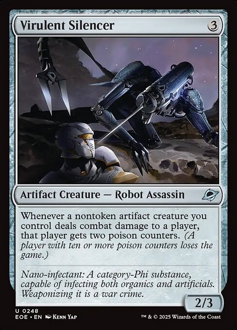 Edge of Eternities - 248 - Virulent Silencer - Uncommon