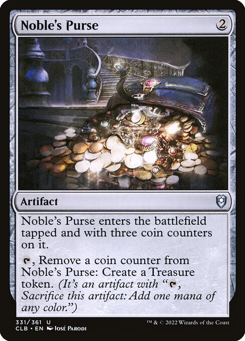 Commander Legends: Battle for Baldur's Gate - 331 - Noble's Purse - Uncommon