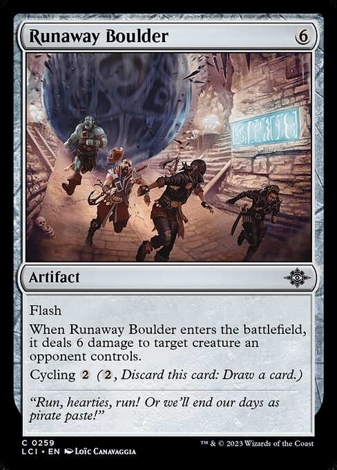 The Lost Caverns of Ixalan - 259 - Runaway Boulder - Common