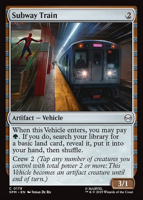 Marvel's Spider-Man - 178 - Subway Train - Common