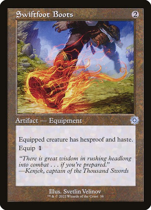 The Brothers' War Retro Artifacts - 58 - Swiftfoot Boots - Uncommon
