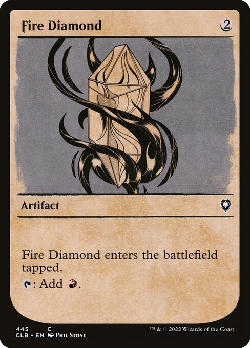 Commander Legends: Battle for Baldur's Gate - 445 - Fire Diamond - Common