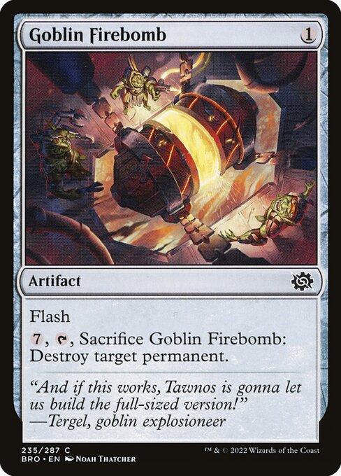 The Brothers' War - 235 - Goblin Firebomb - Common