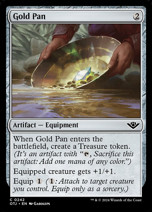 Outlaws of Thunder Junction - 242 - Gold Pan - Common