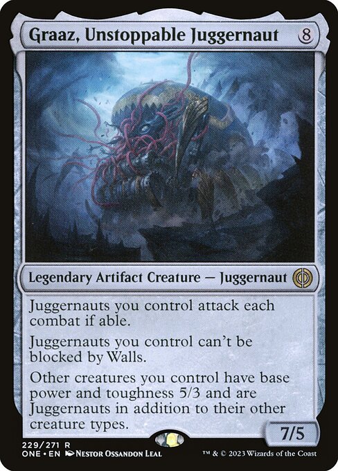 Phyrexia: All Will Be One - 229 - Graaz, Unstoppable Juggernaut - Rare