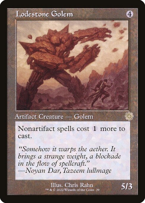 The Brothers' War Retro Artifacts - 29 - Lodestone Golem - Rare