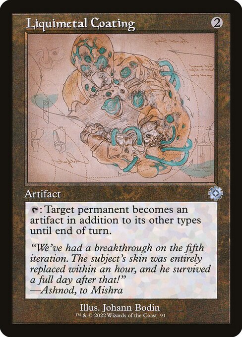 The Brothers' War Retro Artifacts - 91 - Liquimetal Coating - Uncommon