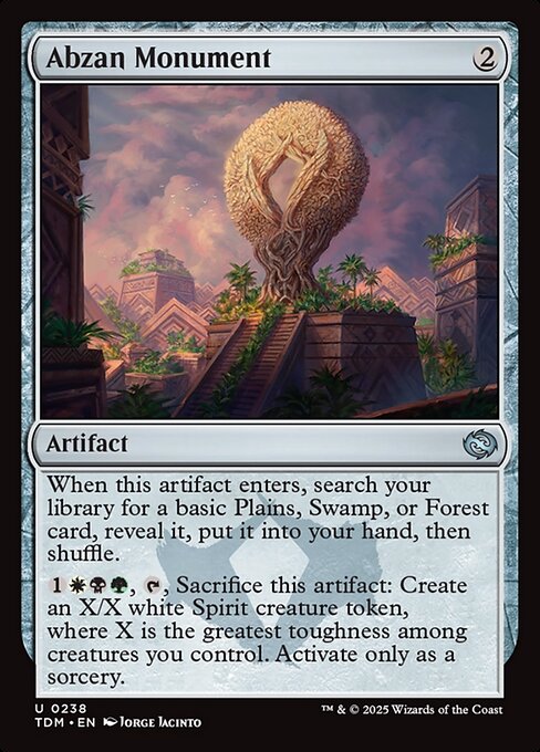 Tarkir: Dragonstorm - 238 - Abzan Monument - Uncommon