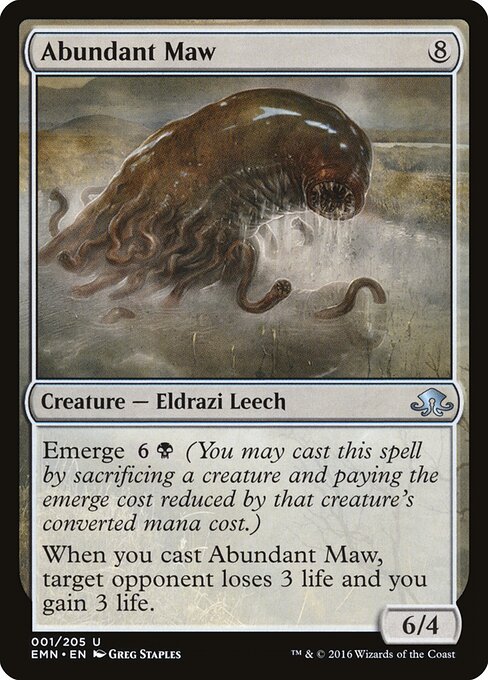 Eldritch Moon - 1 - Abundant Maw - Uncommon