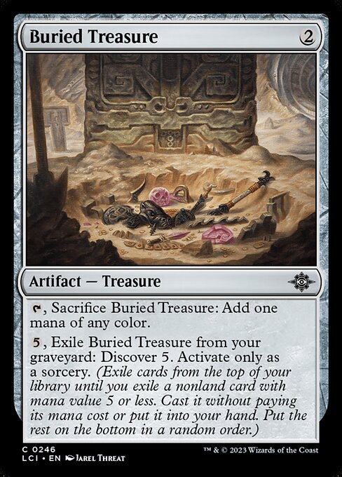 The Lost Caverns of Ixalan - 246 - Buried Treasure - Common