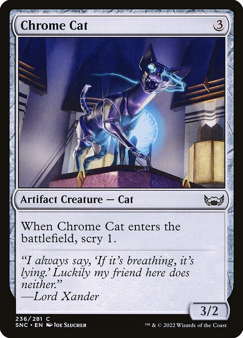 Streets of New Capenna - 236 - Chrome Cat - Common