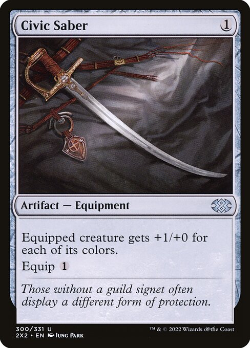 Double Masters 2022 - 300 - Civic Saber - Uncommon