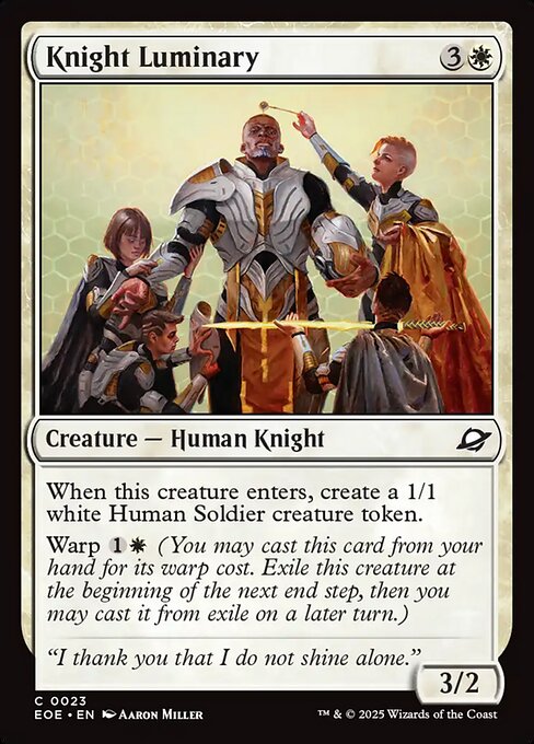 Edge of Eternities - 23 - Knight Luminary - Common