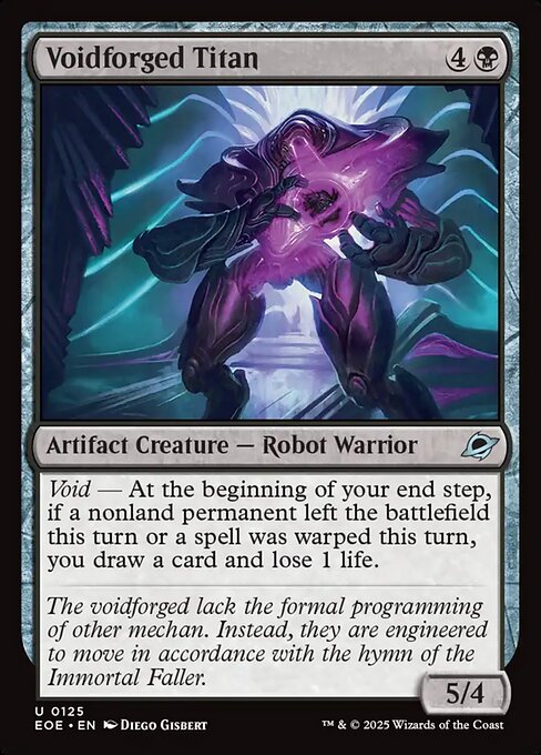 Edge of Eternities - 125 - Voidforged Titan - Uncommon