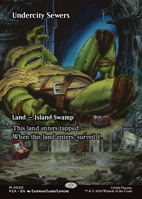 Teenage Mutant Ninja Turtles Source Material - 20 - Undercity Sewers - Mythic