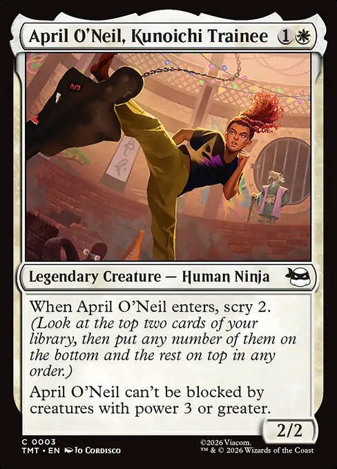 Teenage Mutant Ninja Turtles - 3 - April O'Neil, Kunoichi Trainee - Common