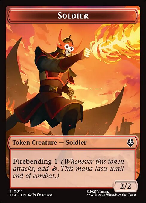 Avatar: The Last Airbender Tokens - 11 - Soldier - Common