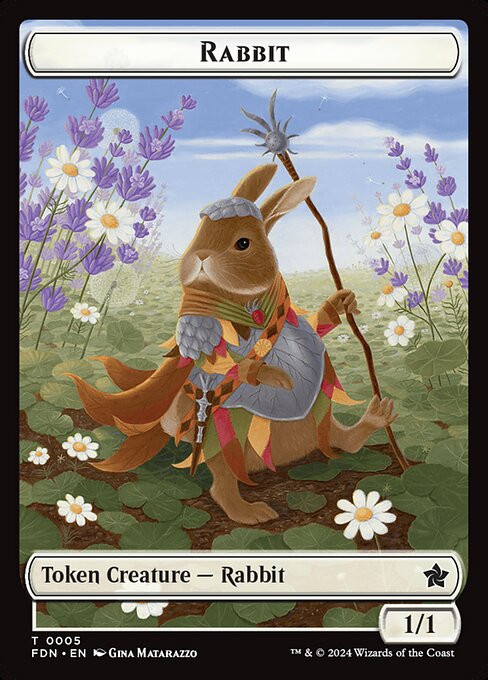Foundations Tokens - 5 - Rabbit - Common